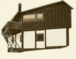 Stodola kresba